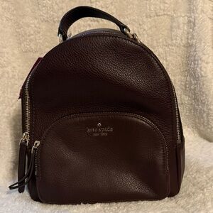 Kate Spade Burgundy Leather with Gold Logo